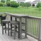 Highwood Usa Lehigh 3pc Bar Height Outdoor Patio Furniture Balcony Set AD-KITBALC2-CGE - alternate 2